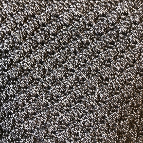 The Sak Navy Crochet Purse w Wrapped Round  Handle - Picture 3 of 7